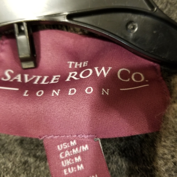 SAVILE ROW co Gray fade sweater jacket size medium - Picture 2 of 3